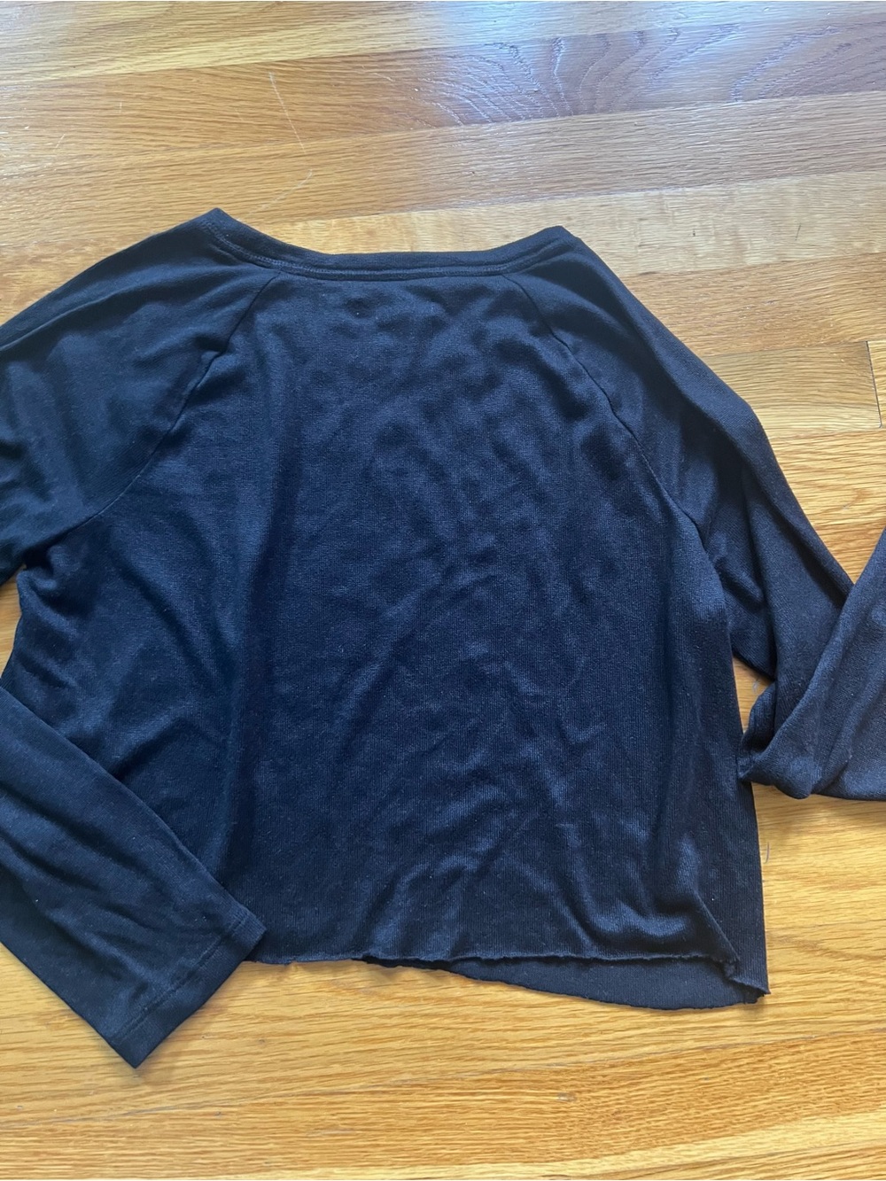 Sonoma Black Long-Sleeve Top with "Coffee Coffee Coffee" Print - Picture 4 of 5